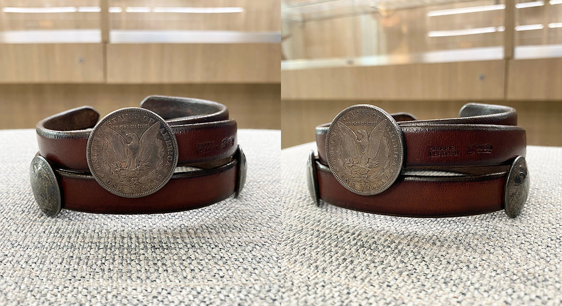 goro's Morgan Coin Buckle Belt