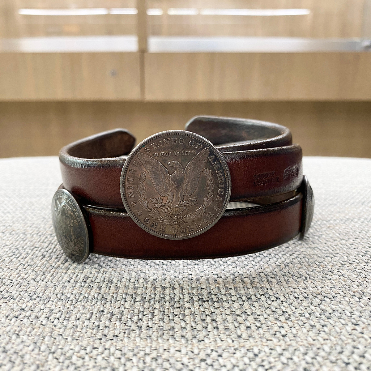 goro's Morgan Coin Buckle Belt