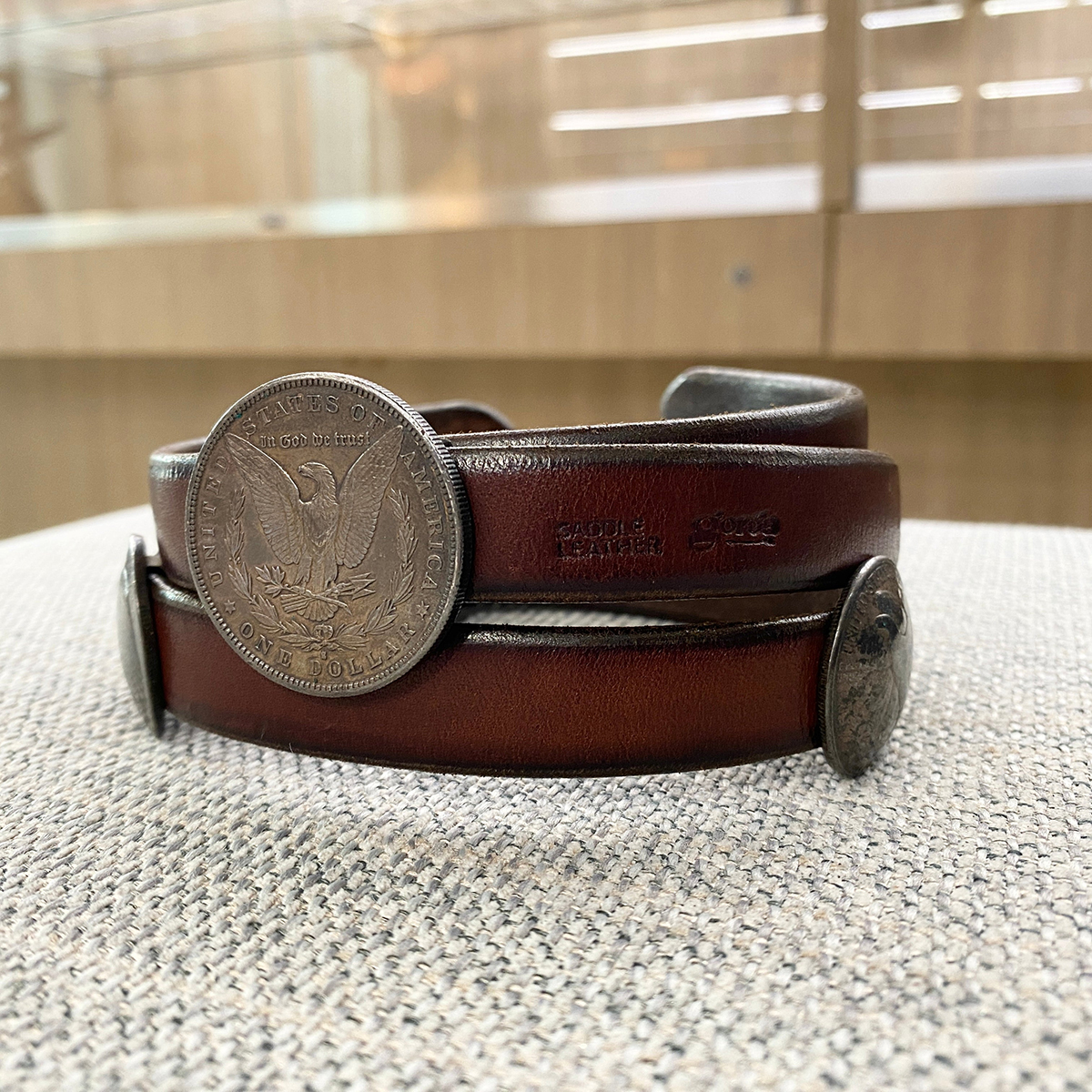 goro's Morgan Coin Buckle Belt