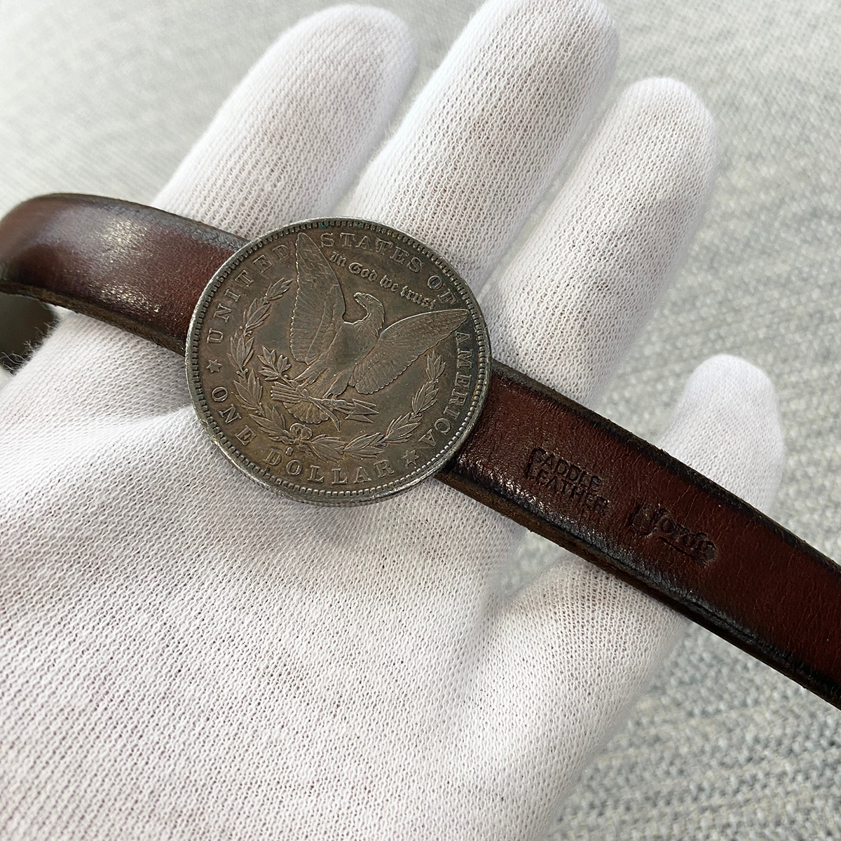goro's Morgan Coin Buckle Belt