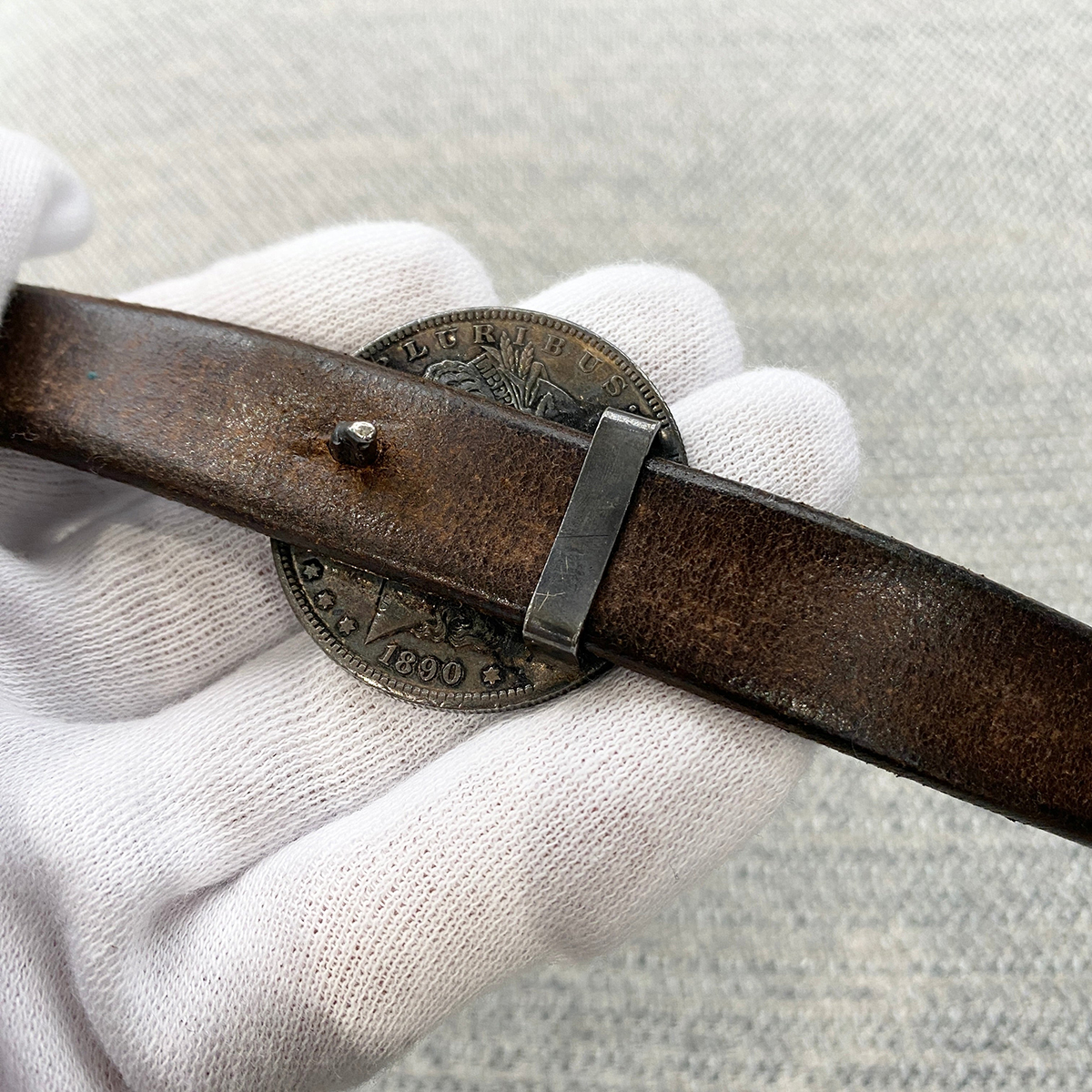 goro's Morgan Coin Buckle Belt