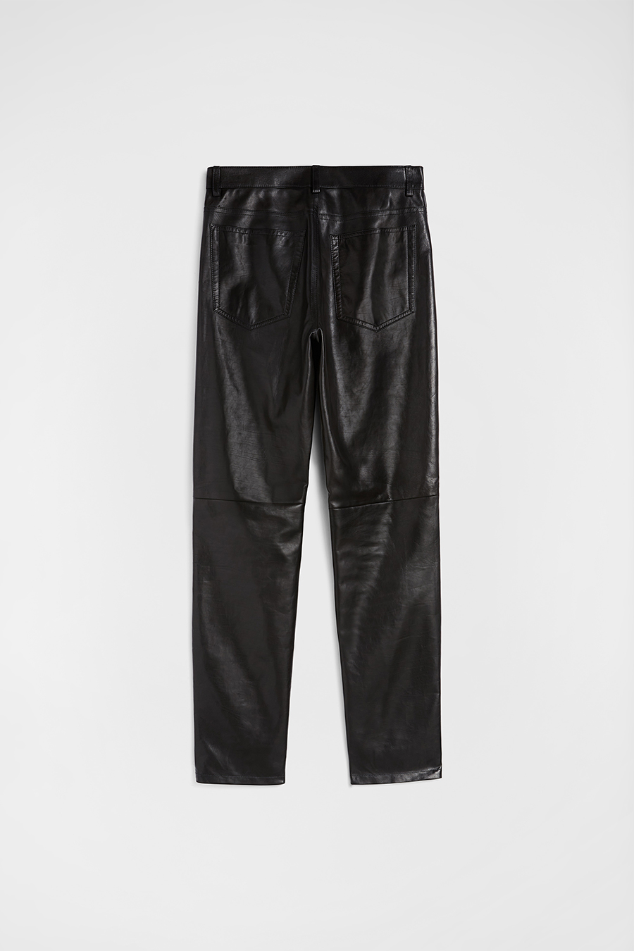 JIL SANDER CALF LEATHER PANTS
