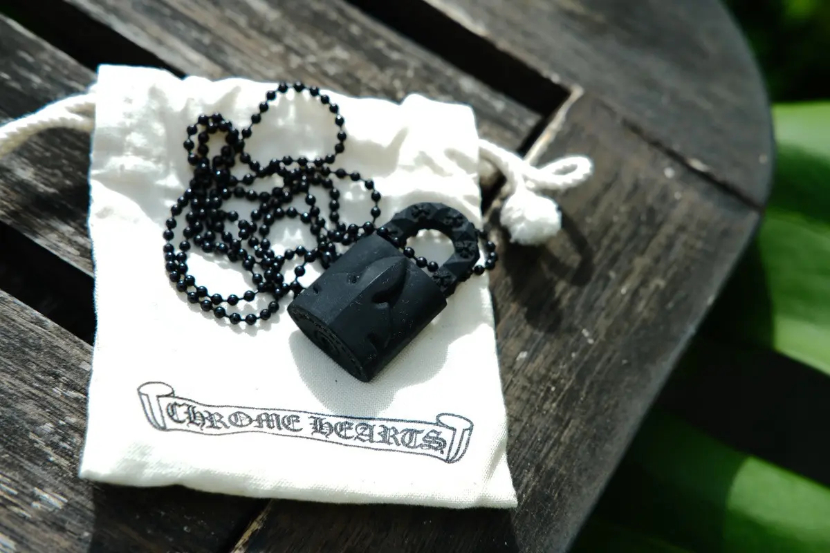 CHROME HEARTS Padlock Silicone Necklace