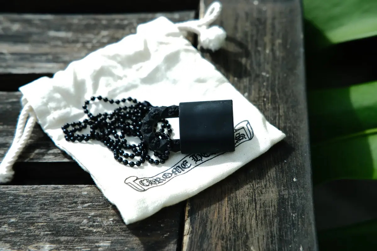 CHROME HEARTS Padlock Silicone Necklace