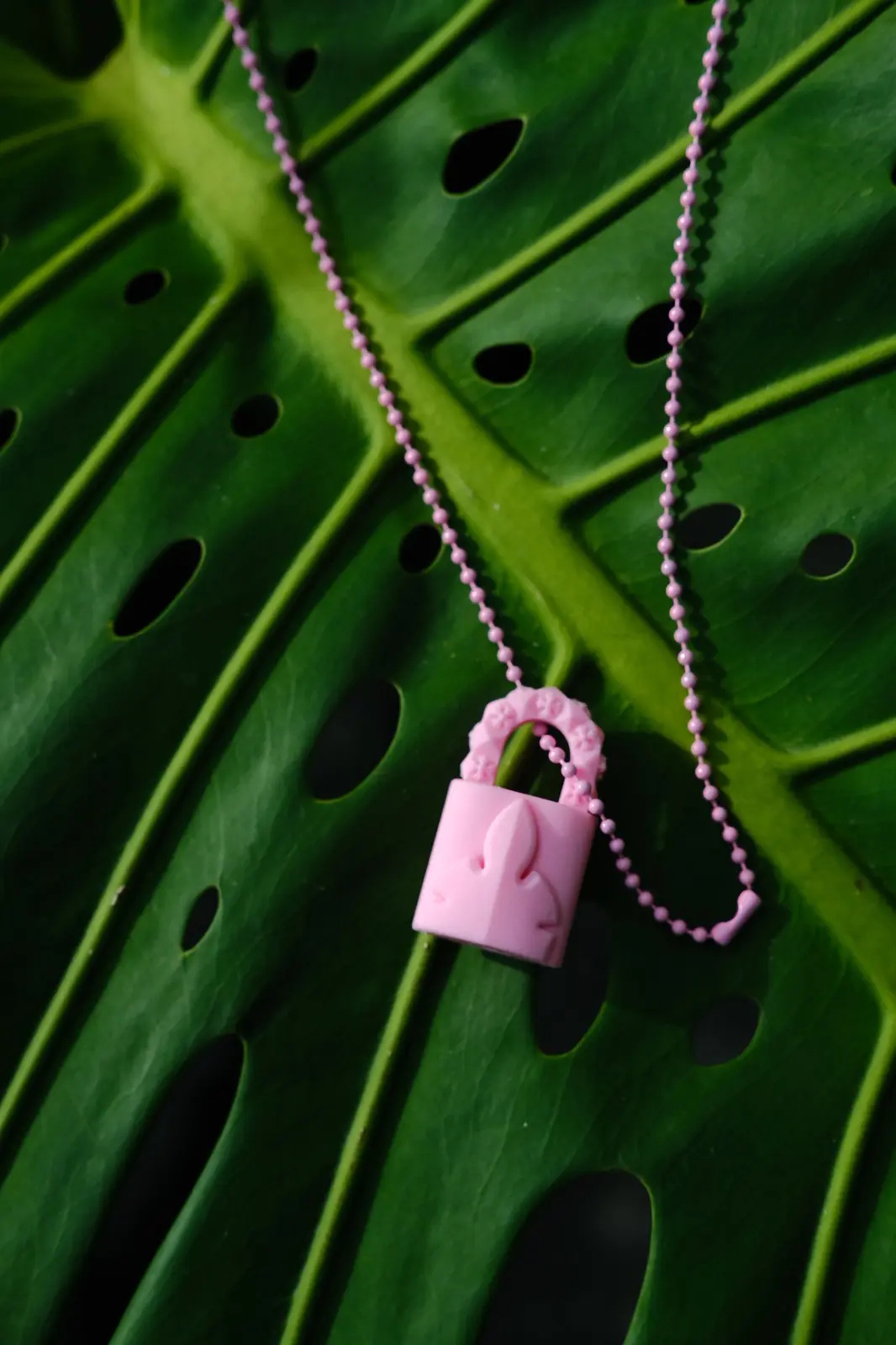 CHROME HEARTS Padlock Silicone Necklace