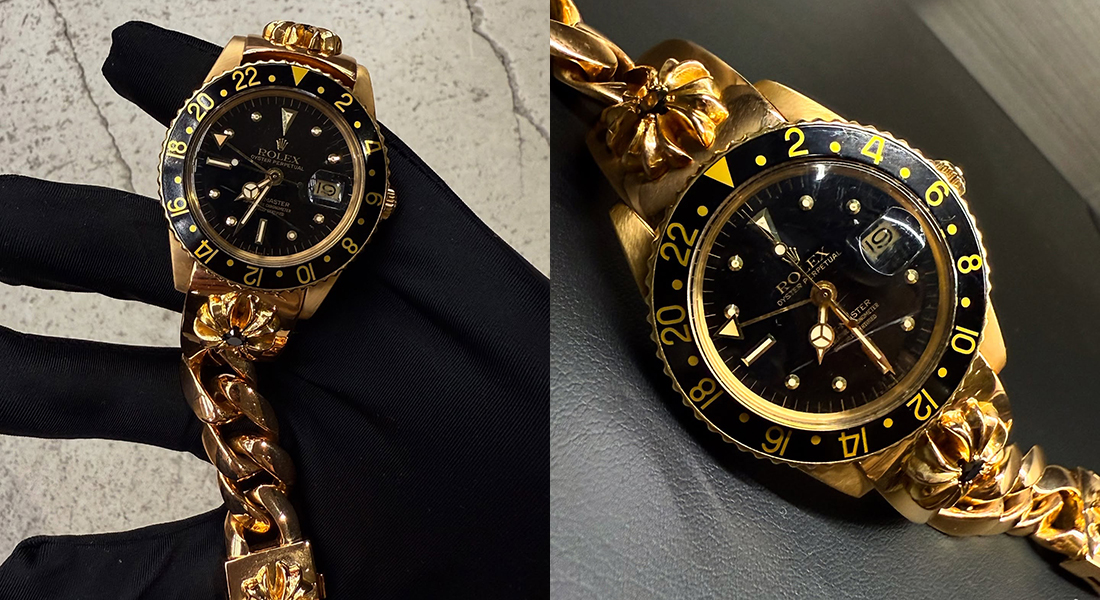 CHROME HEARTS x ROLEX GMT-MASTER Ref.1675 Gold