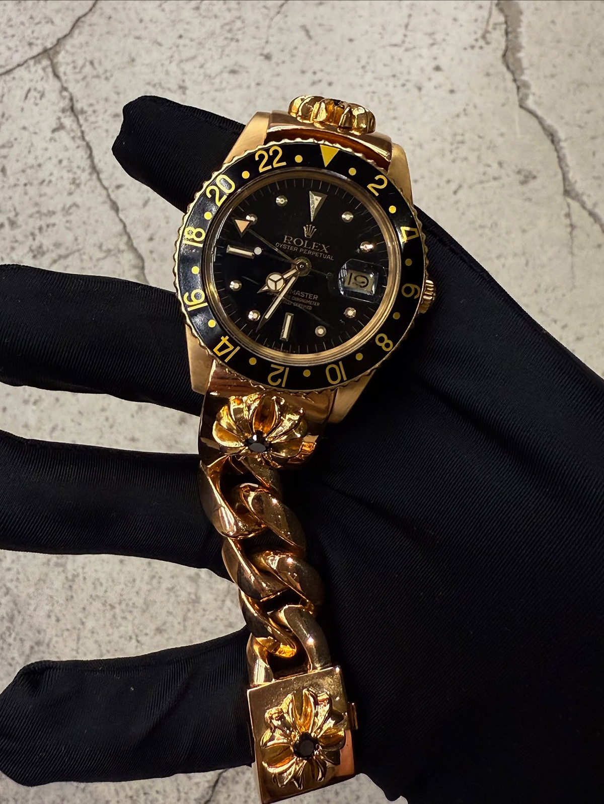 CHROME HEARTS x ROLEX GMT-MASTER Ref.1675 Gold