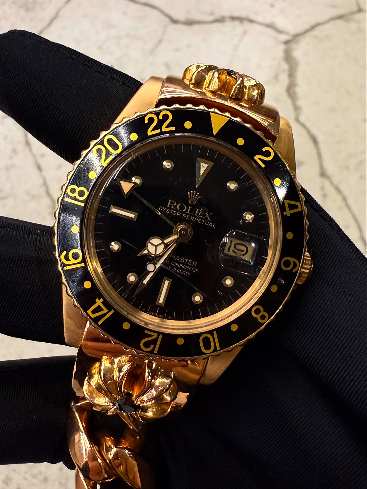 CHROME HEARTS x ROLEX GMT-MASTER Ref.1675 Gold