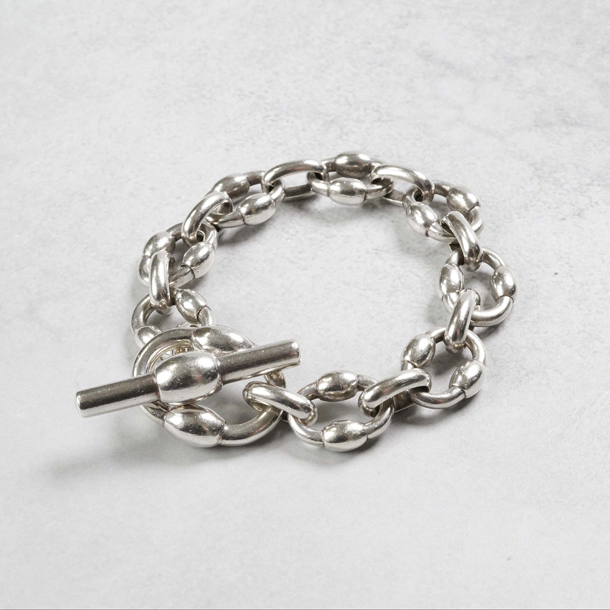 HERMÈS Brick Bracelet Silver