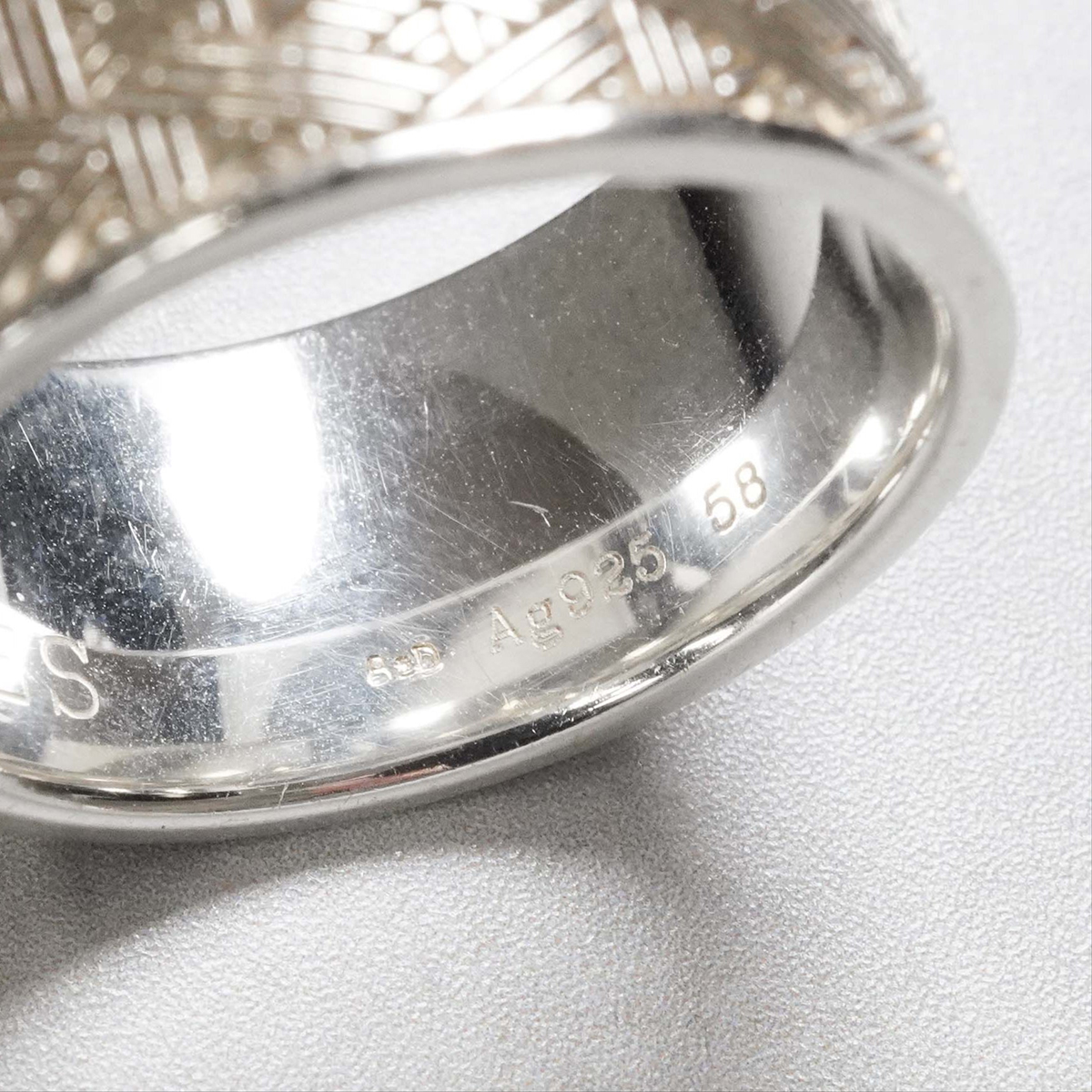 HERMÈS Chain Combination Ring Silver & 18k Yellow Gold, Parade Ring Silver, Saw Ash Ring Silver