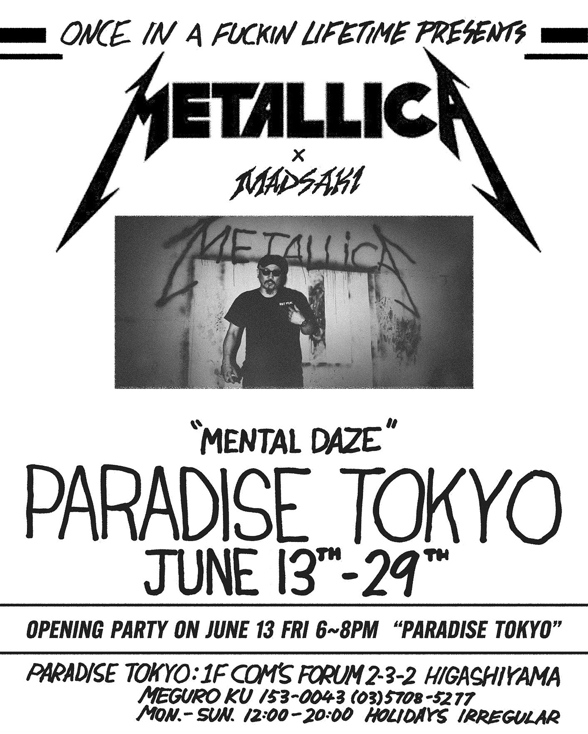 MADSAKI x METALLICA Collaboration T-Shirt