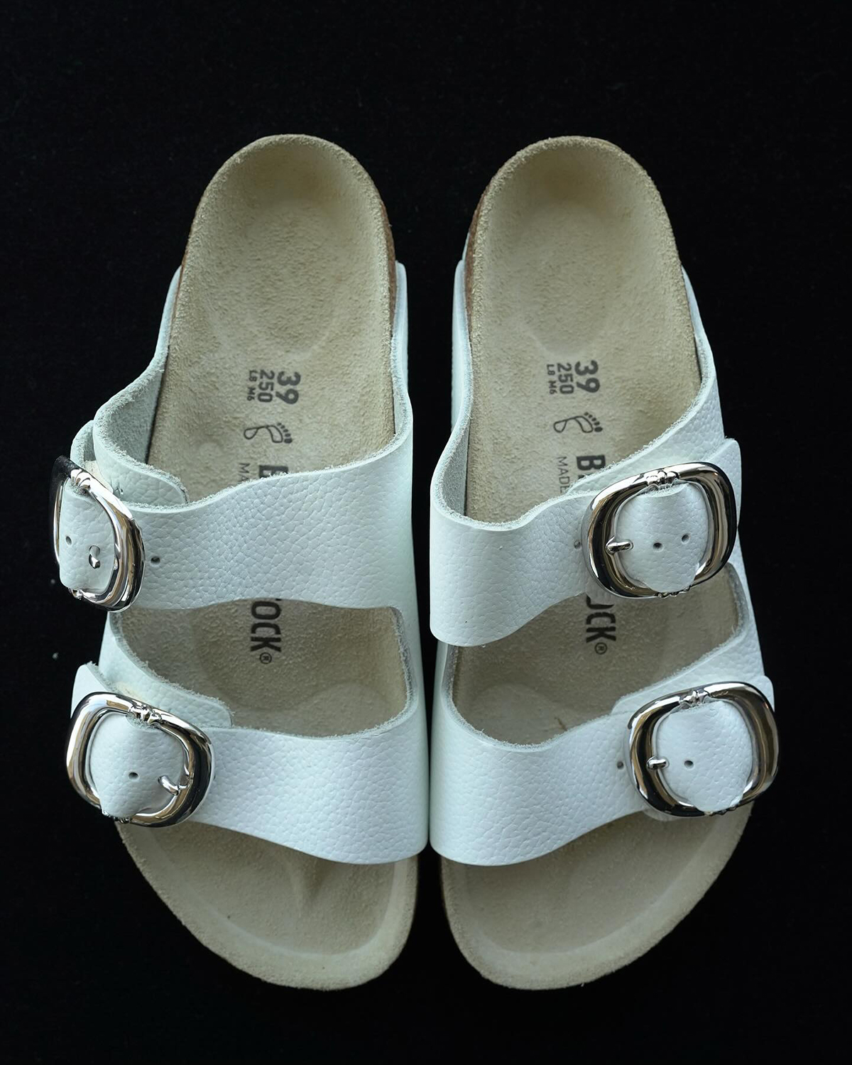 CHROME HEARTS x BIRKENSTOCK Arizona Gunslinger White Leather
