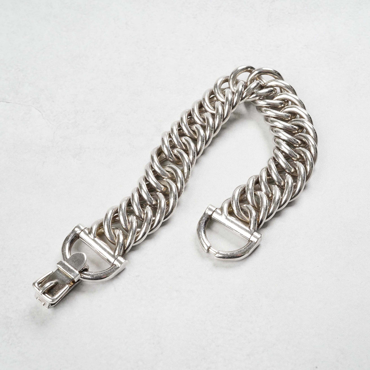 HERMÈS Petits Champs Bracelet Silver
