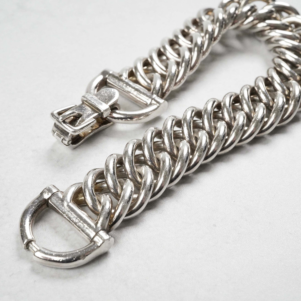 HERMÈS Petits Champs Bracelet Silver