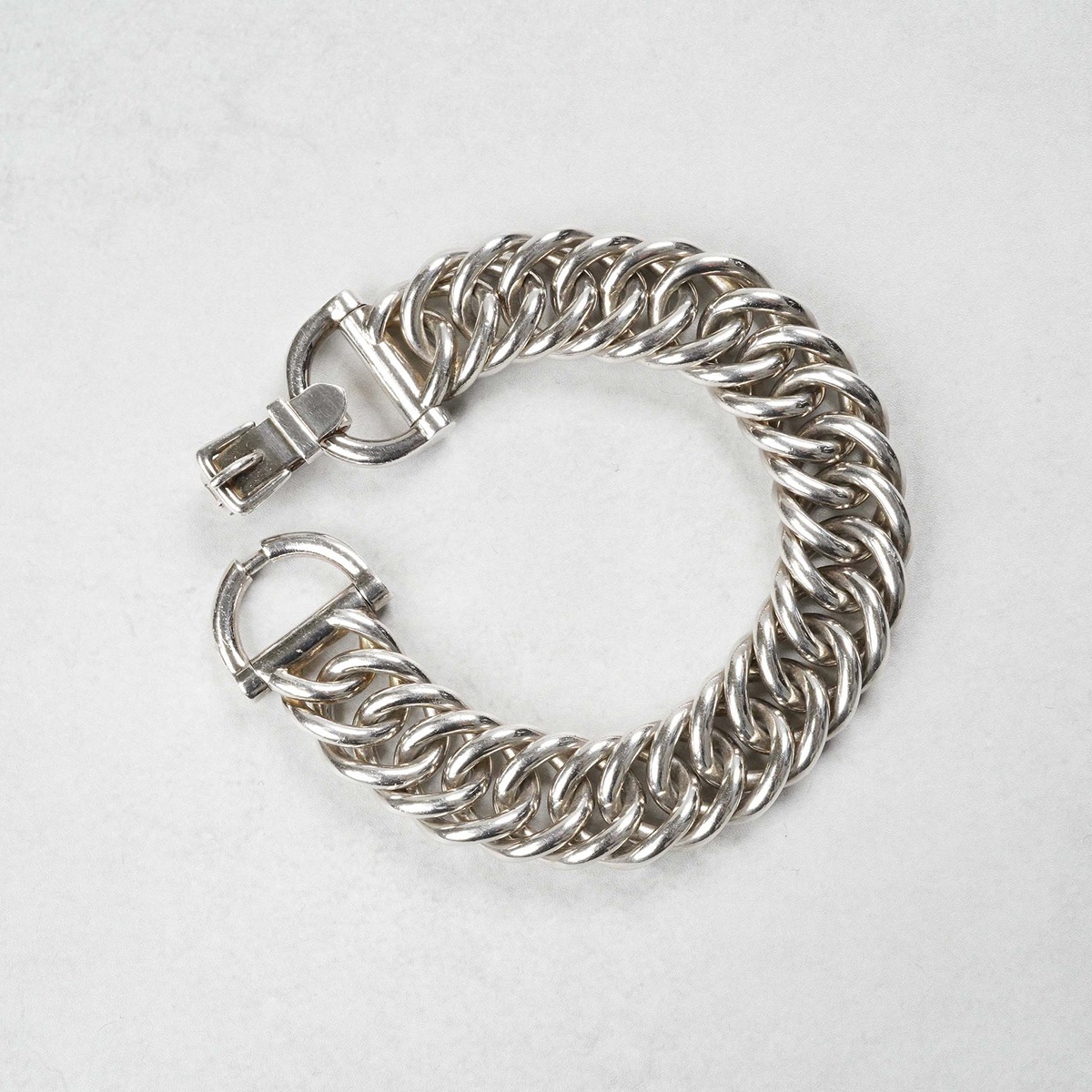 HERMÈS Petits Champs Bracelet Silver
