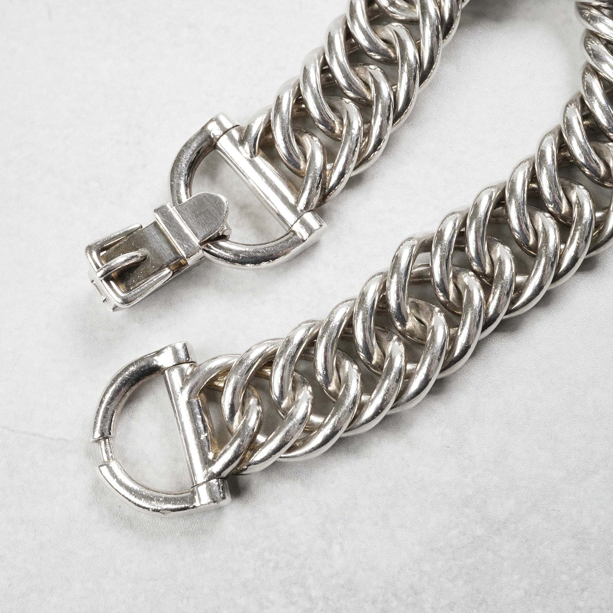HERMÈS Petits Champs Bracelet Silver