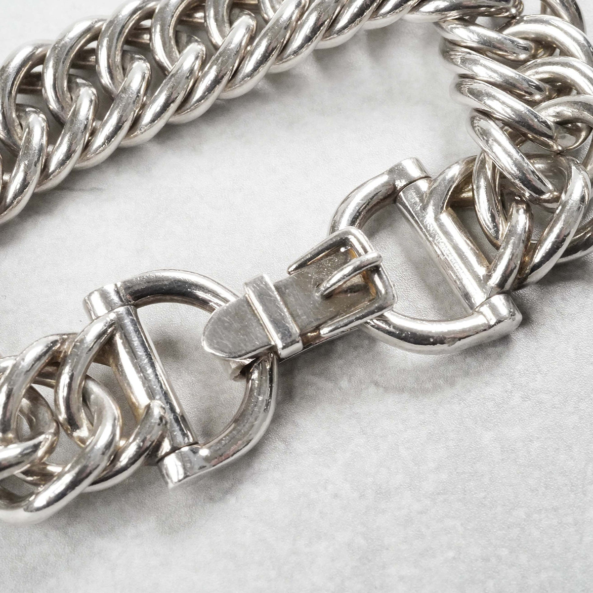 HERMÈS Petits Champs Bracelet Silver