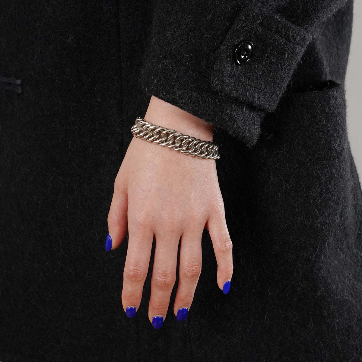 HERMÈS Petits Champs Bracelet Silver