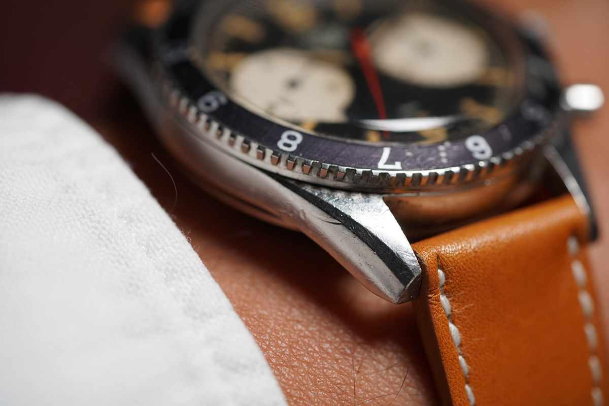 1960's Heuer Autavia Ref.3646 Big Eye First Execution Unpolished
