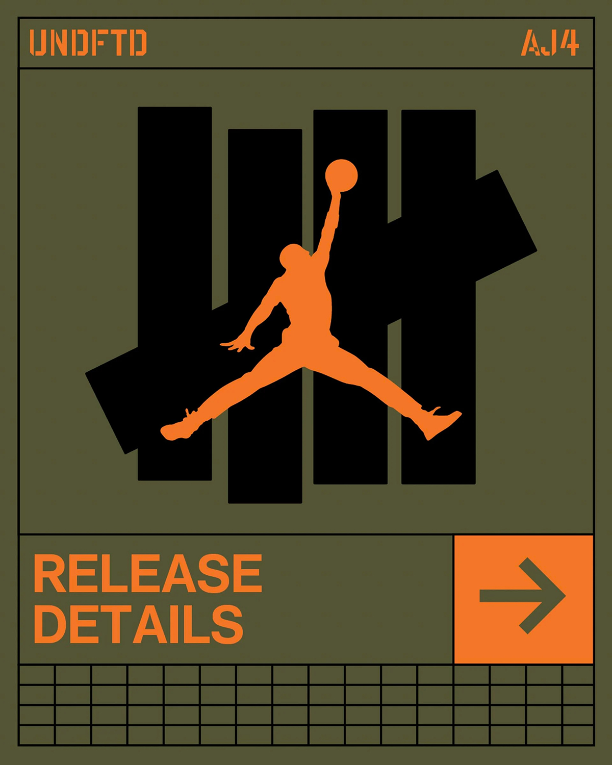 JORDAN BRAND x UNDEFEATED Air Jordan 4 x UNDEFEATED