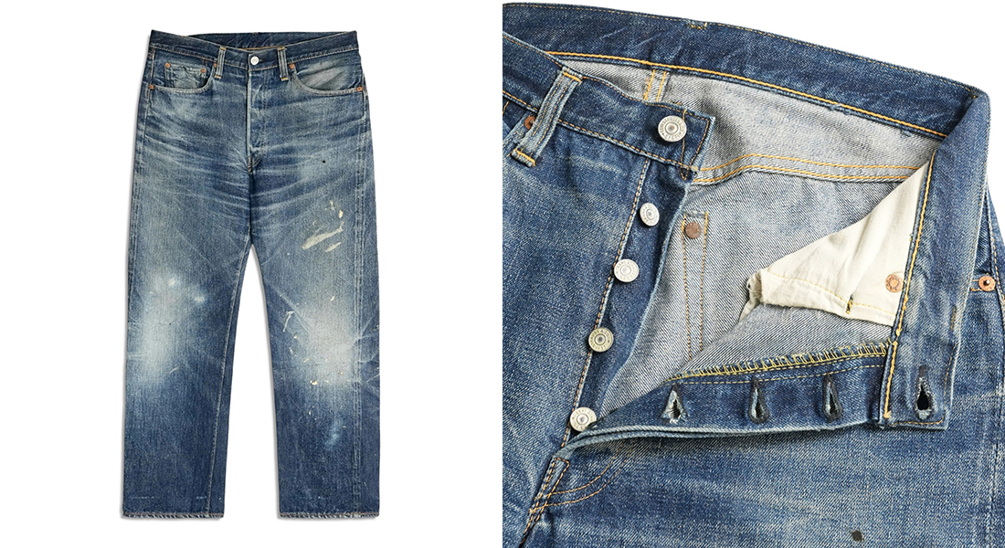 1950's LEVI'S 501XX Vintage ACORN BUY & SELL VINTAGE