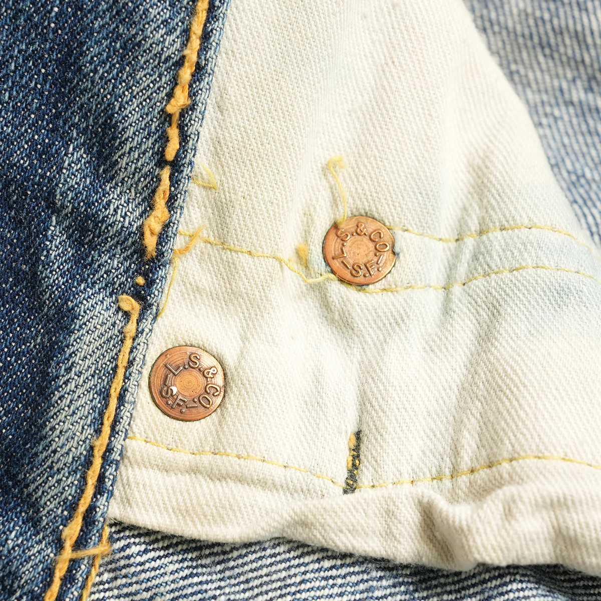 1950's LEVI'S 501XX Vintage ACORN BUY & SELL VINTAGE
