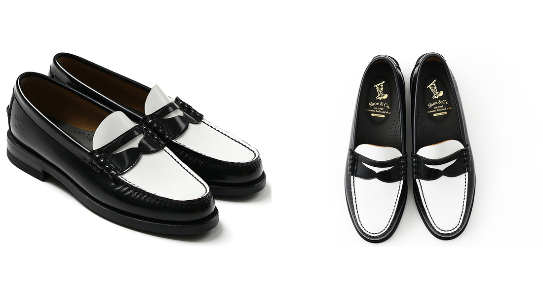 REGAL SHOE & CO. Loafers Black White