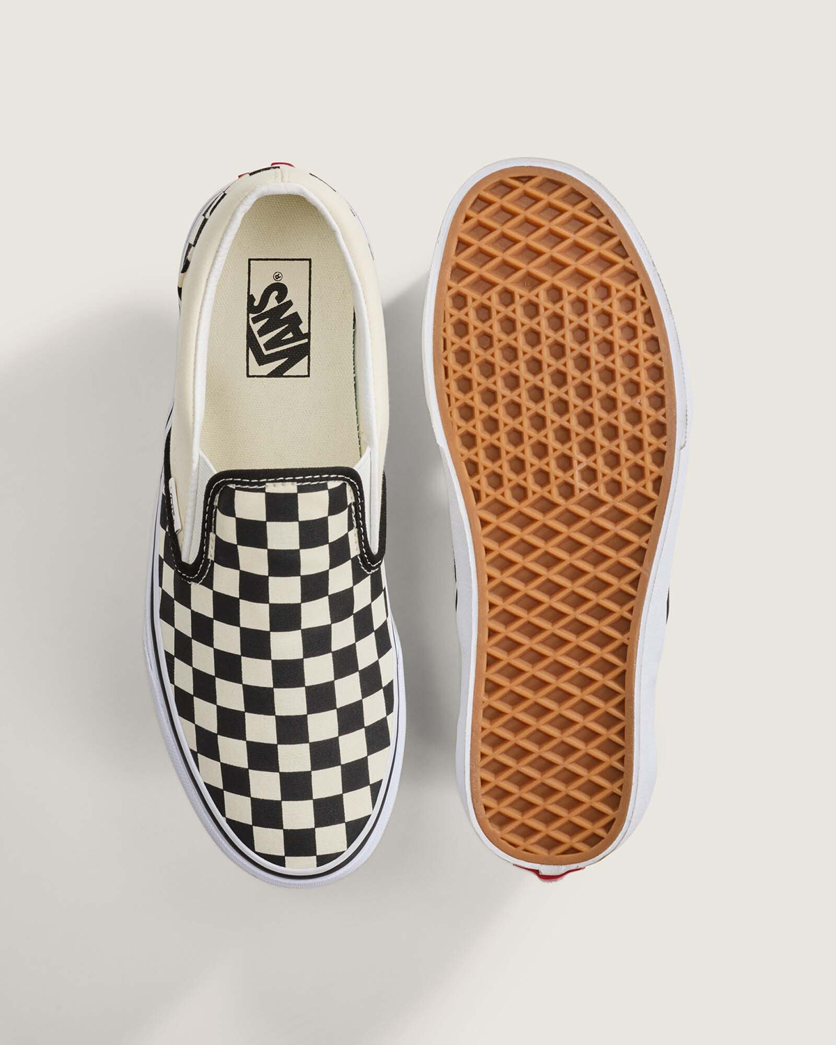 VANS Classic Slip On Black White Checkerboard