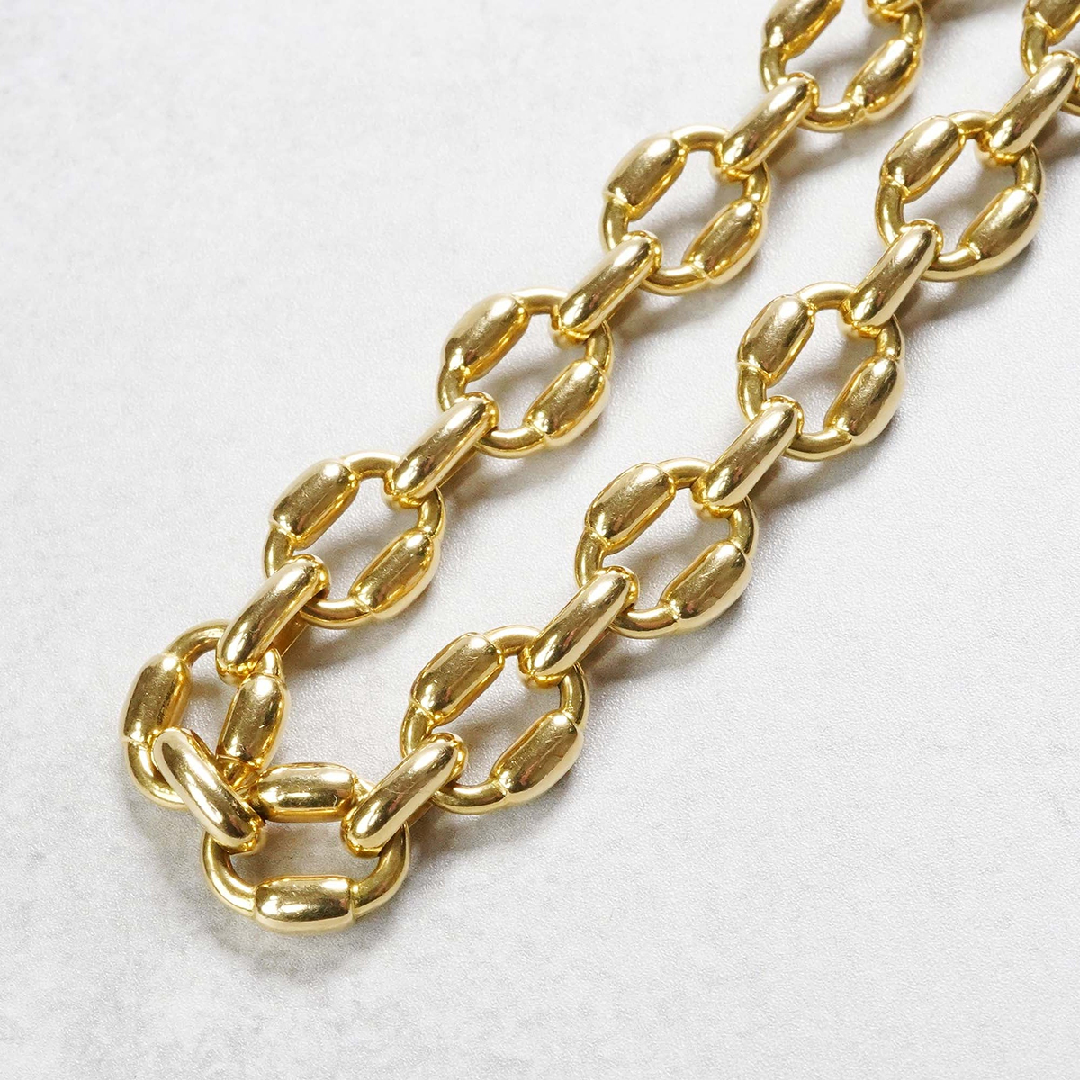HERMÈS Brick Necklace Yellow Gold