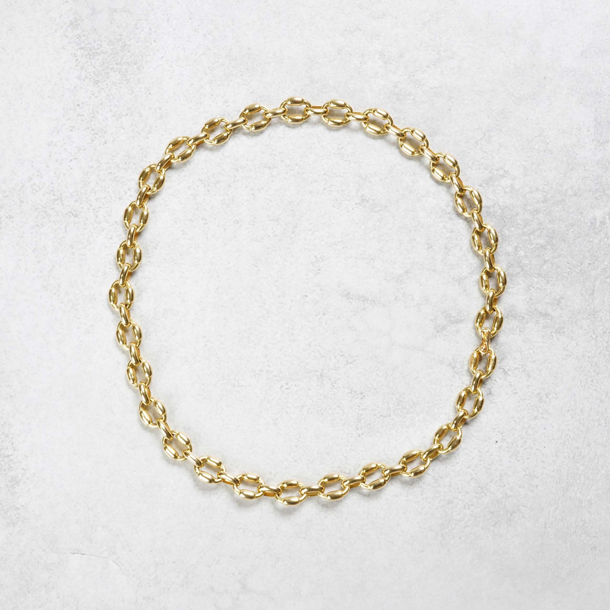 HERMÈS Brick Necklace Yellow Gold