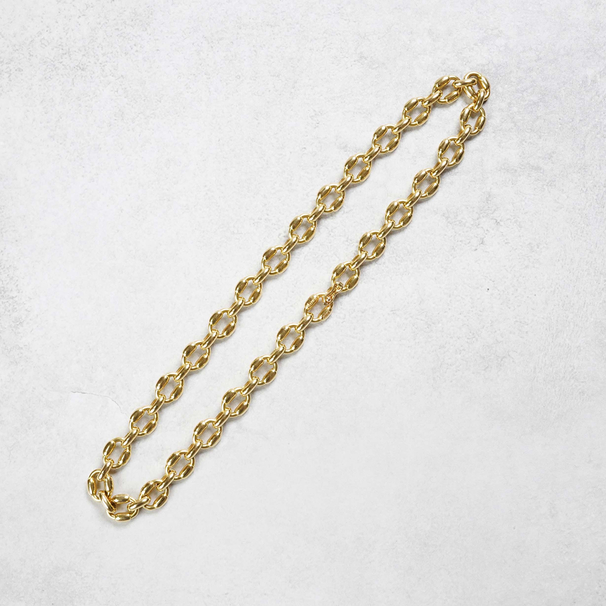 HERMÈS Brick Necklace Yellow Gold