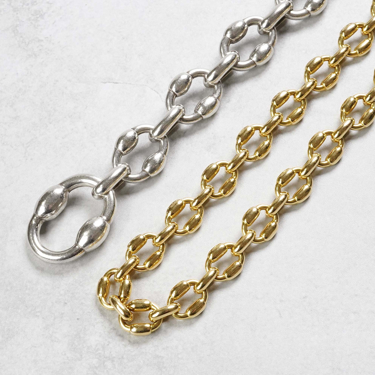 HERMÈS Brick Necklace Yellow Gold