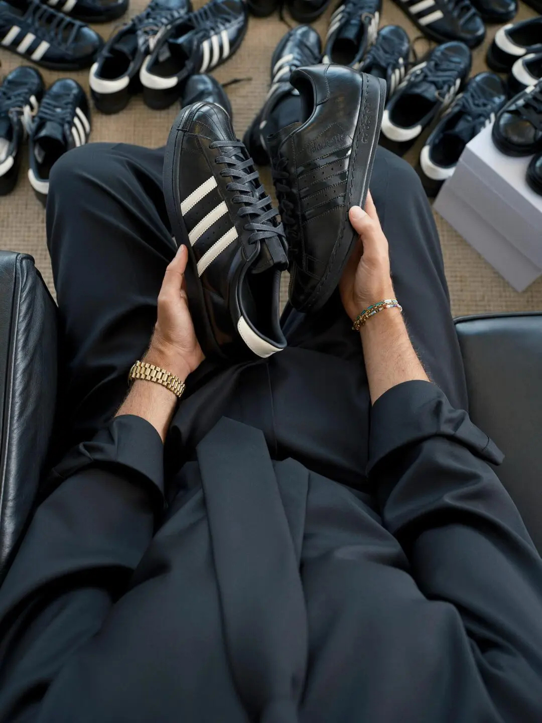 KITH x adidas Originals SUPERSTAR Black Tie 2.0 2025 Autumn Winter