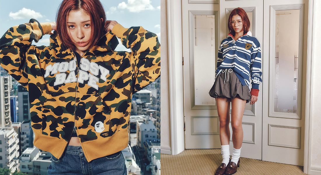 A BATHING APE® x MOUSSY Collaboration Collection
