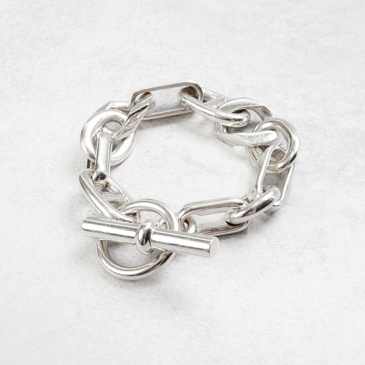 HERMÈS Alea Bracelet GM Sterling Silver ST Size