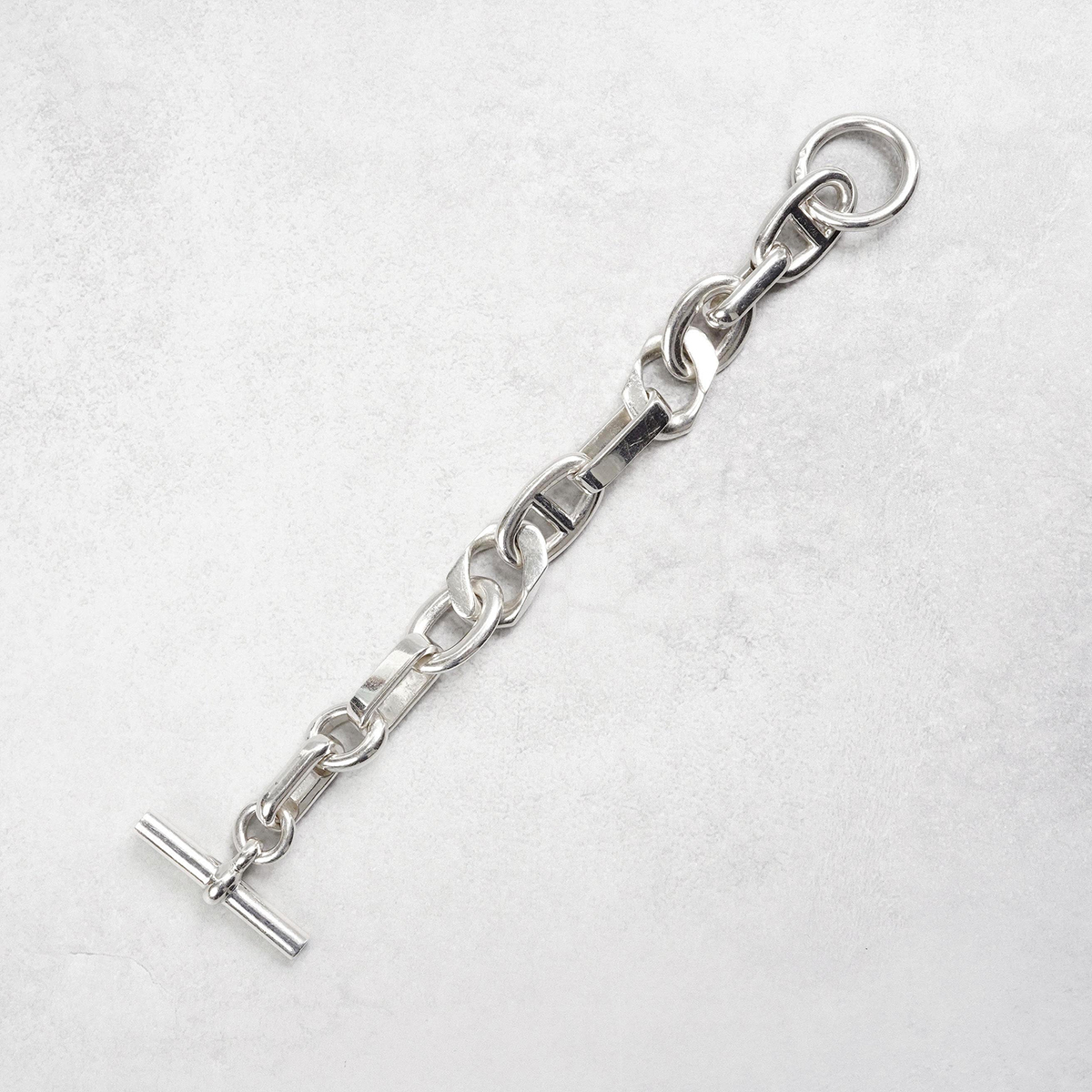 HERMÈS Alea Bracelet GM Sterling Silver ST Size