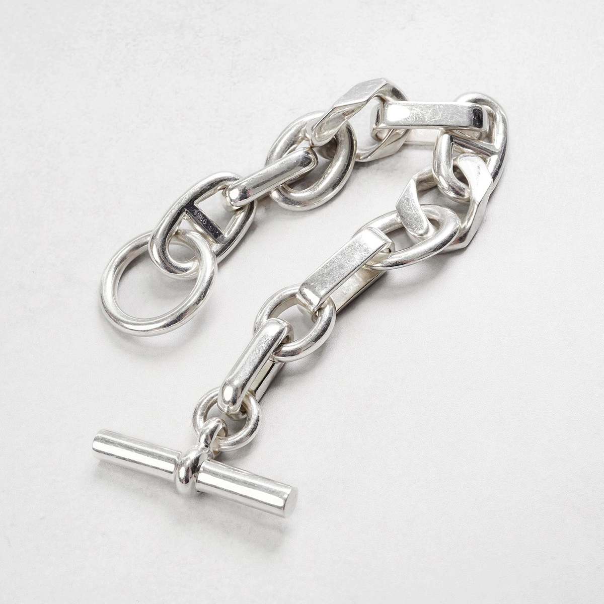 HERMÈS Alea Bracelet GM Sterling Silver ST Size