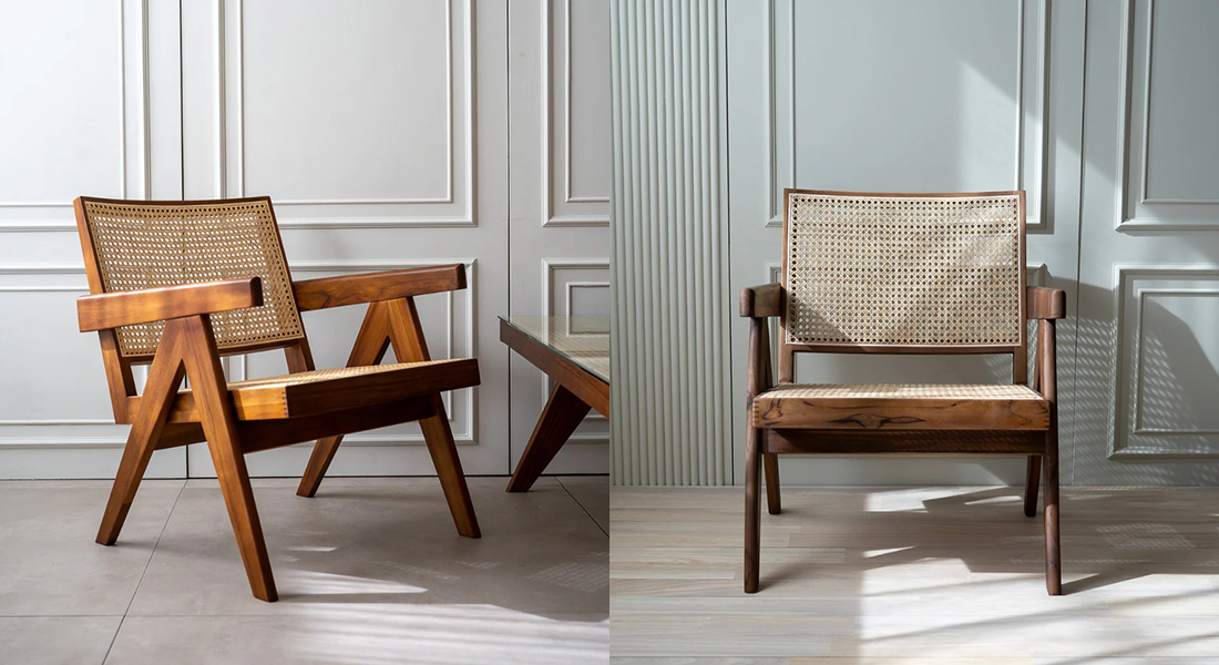 Pierre Jeanneret Easy Chair PH29 Teak Reproduct