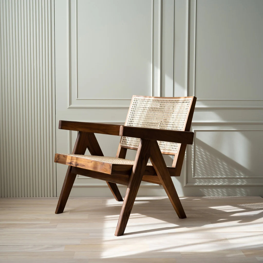 Pierre Jeanneret Easy Chair PH29 Teak Reproduct