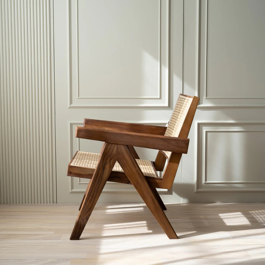 Pierre Jeanneret Easy Chair PH29 Teak Reproduct