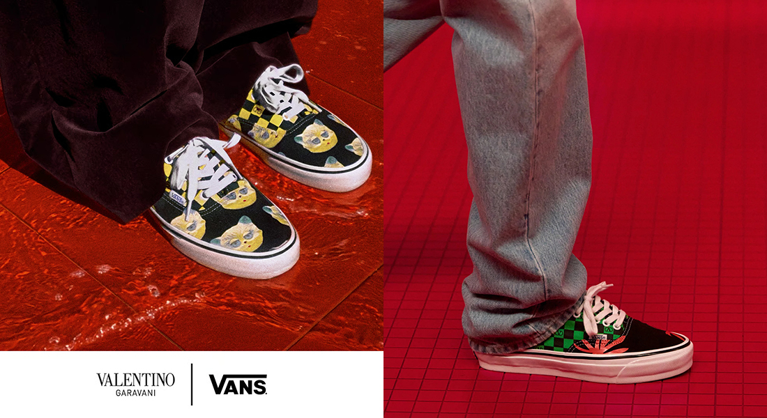 VVALENTINO x VANS Authentic Collaboration