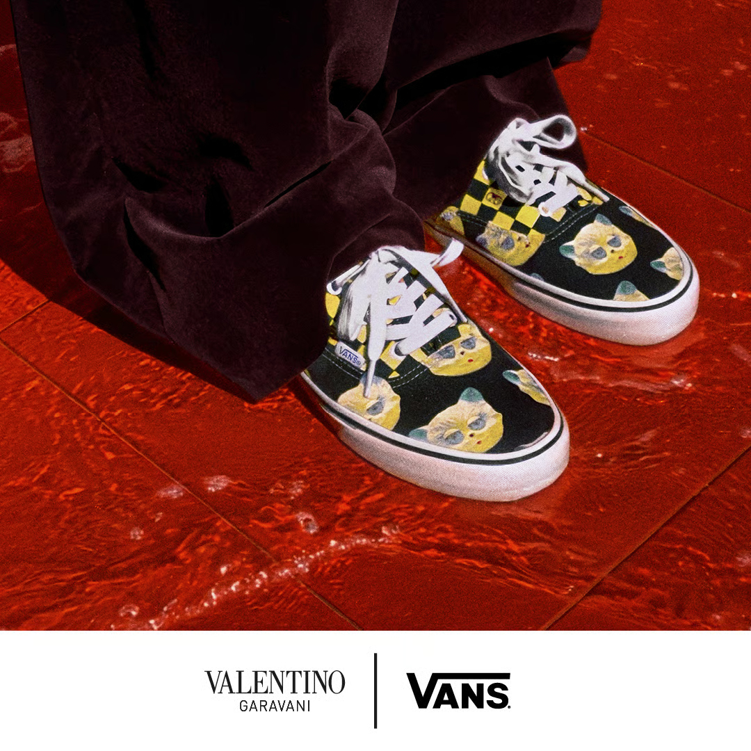 VALENTINO x VANS Authentic Collaboration
