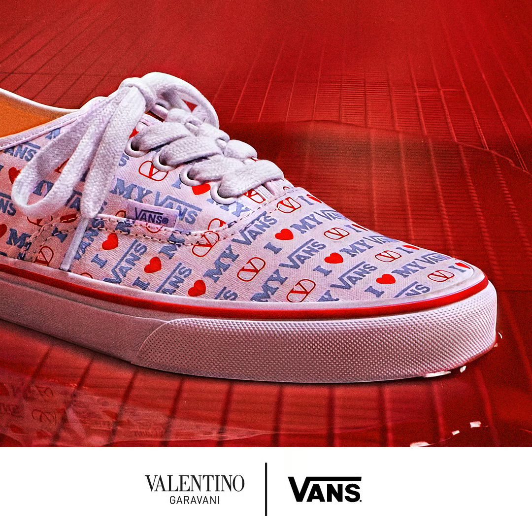 VALENTINO x VANS Authentic Collaboration