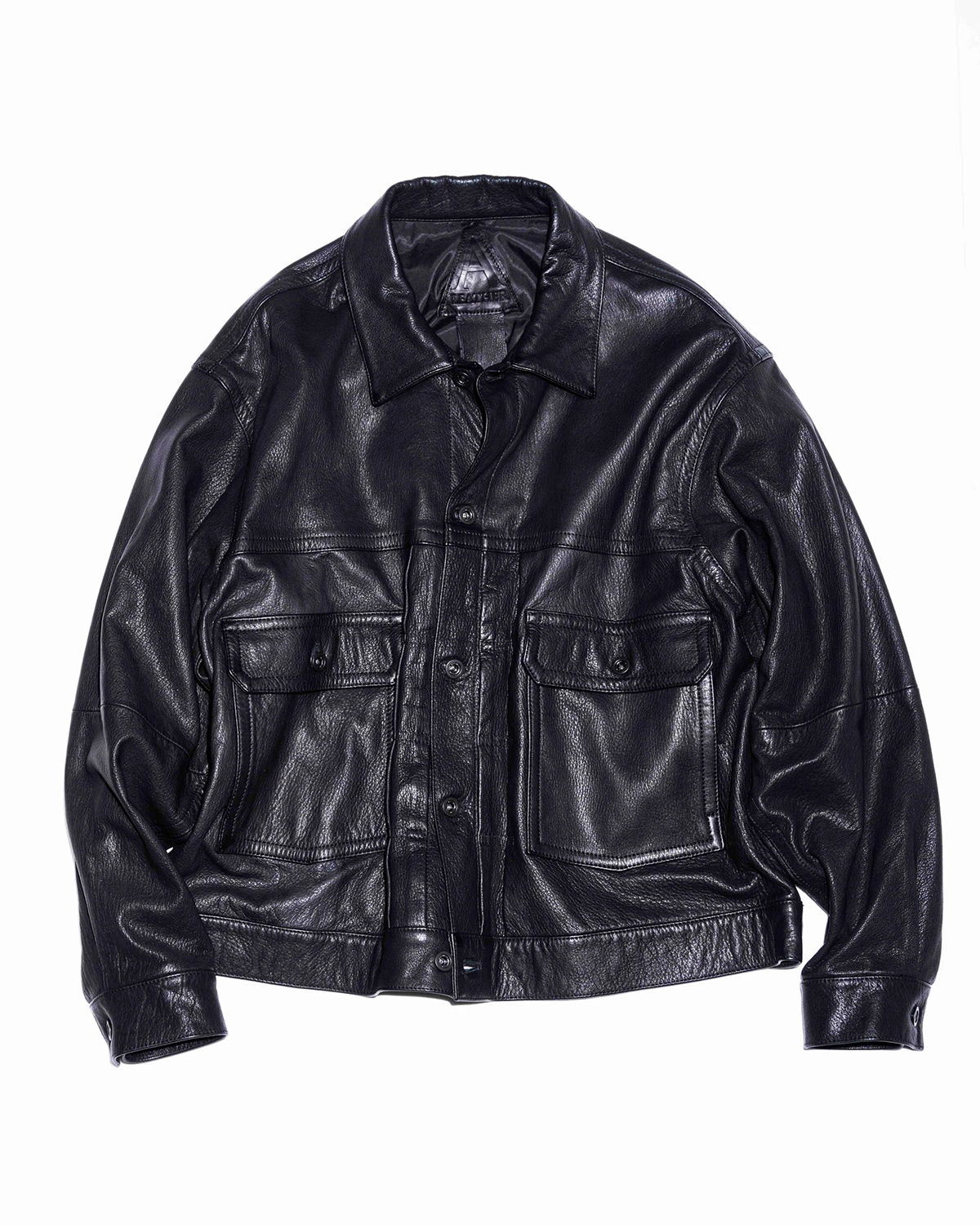 A LEATHER for ADAM ET ROPÉ ex TRUCKER JACKET