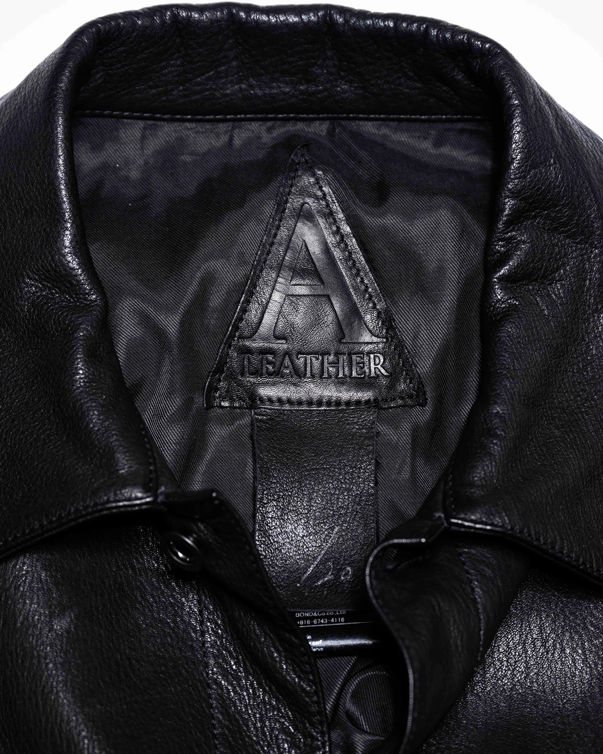 A LEATHER for ADAM ET ROPÉ ex TRUCKER JACKET
