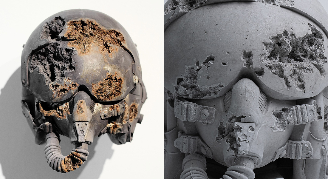 Daniel Arsham Archive Jet Fighter Helmets
