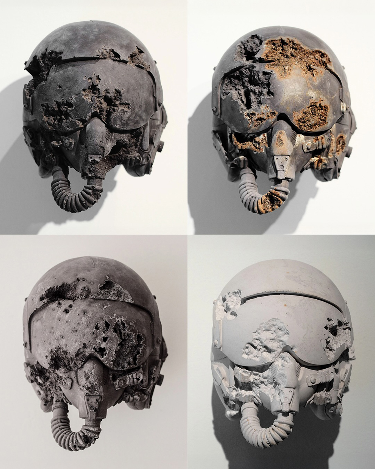 Daniel Arsham Archive Jet Fighter Helmets