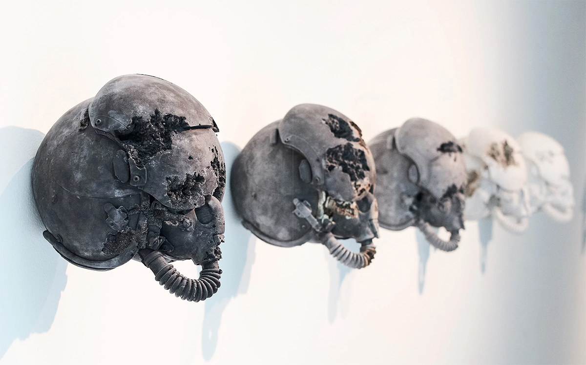 Daniel Arsham Archive Jet Fighter Helmets