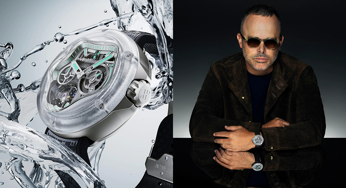 HUBLOT x Daniel Arsham MP-17 Meca-10 Arsham Splash Titanium Sapphire