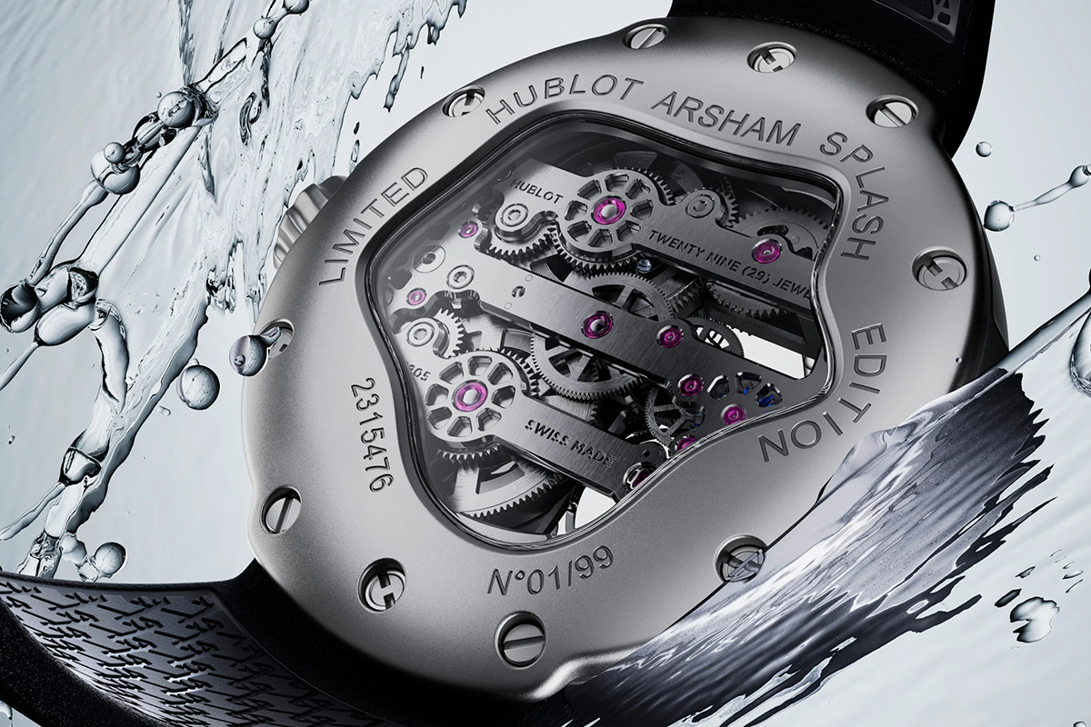 HUBLOT x Daniel Arsham MP-17 Meca-10 Arsham Splash Titanium Sapphire